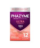 Phazyme Ultra Strength Gas & Bloating Relief Fast-Acting 12 Gels - Pack of 1 - Buy Online on GoSupps.com