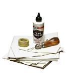 Canvas Repair Kit for Tents, Campers, Tarps, Boat Covers | 6oz Tear Mender Glue, Speedy Stitcher Sewing Awl, Needles, Waxed Thread - 6 Sq Ft Canvas - Buy Online on GoSupps.com