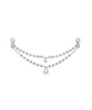 Silver Rhinestone Double Chain Headpiece for Women - Wedding & Prom Accessory - Buy Online on GoSupps.com