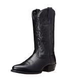femflame Cowboy Boots for Men Round Toe Distressed Work boots Embroidered Western Boots Traditional Country Boot 10.5 Black - Buy Online on GoSupps.com