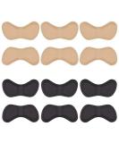 Heel Stickers Heel Cushion Pads Shoe Heel Insoles for Improved Shoe Fit and Comfort, (3 Black and 3 Beige) - Buy Online on GoSupps.com