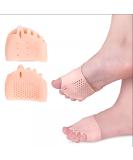 Buy 6 Pairs Silicone Forefoot Metatarsal Pads | Soft Gel Cushions for Forefoot Pain Relief | Callus & Blister Support - Beige - Buy Online on GoSupps.com