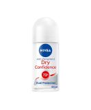 NIVEA Dry Confidence 72H Anti-Perspirant Roll-On Deodorant (50ml Pack of 6) Women's Deodorant with 72H Odour Protection Daily Use Anti-Perspirant Deodorant for Women - Buy Online on GoSupps.com