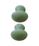 FRCOLOR Gua Sha Massage Stone Tools 2 Pcs Jade Scraping Board & Facial Massager Kit for Myofascial Release & Skin Care - Buy Online on GoSupps.com