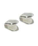 ULTNICE Silver Single Tooth Fangs Cap Hip Hop Grills Set - Dental Grill for Top and Bottom Teeth - Buy Online on GoSupps.com