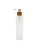 1PCS 150ml/5oz Frosted Glass Pump Bottles Empty Refillable Press Pump Bottle with Bamboo Pump Head Toiletries Storage Containers for Shampoo Essential Oils Shower Gel Hand Wash Lotion Dispenser - Buy Online on GoSupps.com