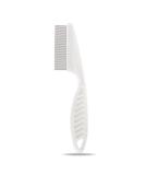Metal Nit Comb with Long Handle for Head Lice Removal - Fine Tooth Nit Comb for Adults, Kids, and Pets - White - Buy Online on GoSupps.com