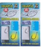 Buy Method Feeder Set: 2 Packs (12 Pieces) - Front Compartment & Elastic Bait Hair Loop Mono Rig - Behr Carp Hook Size 10 for Optimal Fishing - Buy Online on GoSupps.com