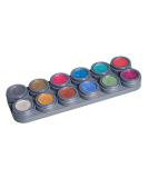 Grimas Pearl Water Makeup Palette - 12 Vibrant Colors for Stunning Looks | International Shipping Available - Buy Online on GoSupps.com