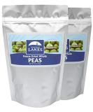 Thousand Lakes Freeze Dried Whole Peas 2-pack - 7.0 oz Total, 100 Peas, No Salt or Preservatives - Buy Online on GoSupps.com