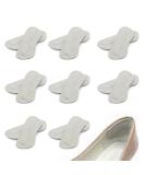 TSHAOUN 8 Pairs Non-Slip Leather Shoe Pads | Slide-Resistant Heel Cushions for Protection | Self-Adhesive Anti-Rubbing & Bubble Heel Holders (Gray) - Perfect for Comfort & Durability - Buy Online on GoSupps.com
