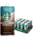 Starbacks Double Shot Espresso No Added Sugar Coffee Ready To Drink 200ml x 12 Pack - Buy Online on GoSupps.com