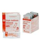 Triple Antibiotic Ointment - Pack of 25 | First Aid Topical Cream for Wound Healing - Buy Online on GoSupps.com