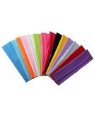 Zapire 14pcs Mixed Colors Yoga Sports Headbands for Women - Soft Elastic Stretch Girls Athletic Headbands - Buy Online on GoSupps.com
