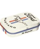 Nostalgic art retro pill 4 x 6 x 1.6 cm Ford Mustang-Horse & Stripes Logo-Gift idea for Ford accessories fans with peppermint drages vintage design - Buy Online on GoSupps.com