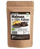 Organic walnut in 100% fair trade cocoa.Very bitter without the addition of crystal sugar 2 ingredients.Vegan lactose -free gluten -free (175g bag) - Buy Online on GoSupps.com