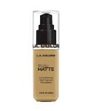 L.A. COLORS Truly Matte Foundation Nude 1.35 Fl. Oz. - Long-lasting Matte Finish for Flawless Look - Buy Online on GoSupps.com