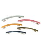 Lurrose 5pcs French Tortoise Hair Clips - Automatic Hair Clips for Women & Girls (Random Color) | International Shipping - Buy Online on GoSupps.com