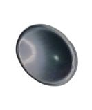 Opalite Crystal Worry Thumb Stone - Natural Healing and Stress Relief (Black Agate) - Buy Online on GoSupps.com