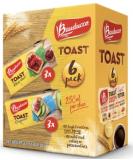 Bauducco Toast - Delicious, Light & Crispy Toasted Bread - Original & Whole Wheat - Ready-to-Eat Breakfast Toast & Sandwich Bread - No Artificial Flavors - 30.0 oz (Pack of 6) - Buy Online on GoSupps.com