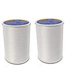 Coats & Clark All Purpose Thread 400 Yards White (One Spool of Yarn) (2 Pack) - Buy Online on GoSupps.com