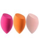 3pcs Beauty Makeup Sponges Set for Dry & Wet Use - Foundation Blending Sponge for Concealer Blush Powder - Multi-colored A - Buy Online on GoSupps.com