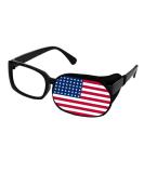 Unique Silk Eye Mask for Amblyopia & Strabismus | Breathable Training Patches for Kids & Adults | American Flag Design - Buy Online on GoSupps.com