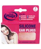 2 X Hush Plugz Silicone Earplugs (Price inclusive of VAT) by Hush Plugz Peach 7 Count (Pack of 2) - Buy Online on GoSupps.com