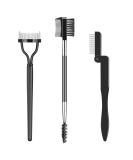 3PCS Eyelash Comb & Brow Brush Set - Lash Separator & Eyebrow Spoolie for Clump-Free Mascara | International Shipping - Buy Online on GoSupps.com