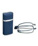 Buy Cokobin Foldable Reading Glasses - Stainless Steel Anti-Blue Light Portable Case - 1.5 Diopters for Men & Women - Buy Online on GoSupps.com