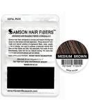Medium Brown Hair Loss Fibers 50g - XL Size Samson Concealer Refill | Best Match for All Brands - Buy Online on GoSupps.com