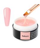 Sincero Salon Sakura Solid Builder Gel for Nails - Hard Gel Builder for Extension - Nail Strengthener - LED UV Builder Gel for Nails - Split Nail Repair - Use with Nail Forms - Nail Hardener Gel 15 ml 15 ml (Pack of 1) Sakura - Buy Online on GoSupps.com