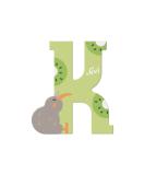 Sevi 83011 Multicoloured Letter K Kiwi - 10 x 7.5 cm | International Shipping Available - Buy Online on GoSupps.com