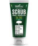 Tea Tree Oil Exfoliating Scrub with Bamboo Charcoal Neem Oil  Natural Pumice by Oleavine TheraTree - Buy Online on GoSupps.com