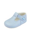 Baypods Baby Shoes: Soft Soled T Bar Style Pre Walker Shoes for Boys & Girls - Sky Blue | Made in England - Buy Online on GoSupps.com