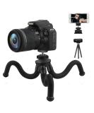 Patekfly 12 Inch Flexible Camera/Phone Tripod with Cell Phone Holder - Compatible with Canon/Nikon/Sony DSLR Cameras, Action Cams, iPhones, and Android Phones - Buy Online on GoSupps.com