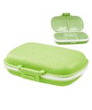Zuiaso 1-Pack Daily Pill Organizer - 8 Compartments Travel-Friendly Vitamin Container Portable Green Medical Pill Box - Buy Online on GoSupps.com