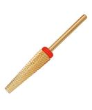 Super Long 5 in 1 Nail Drill Bits - Professional Carbide Tungsten Rotary Tools for Manicure & Pedicure - Fast Cutting for Acrylic Nails (Gold Fine-F - Buy Online on GoSupps.com