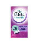 Lil-Lets Non-Applicator Super Plus Extra Tampons 28 Count (1 Pack) for Very Heavy Flow 5 Droplets Plant-Based SmartFit Non-App Tampon Size Super Plus Extra 28 Count - Buy Online on GoSupps.com