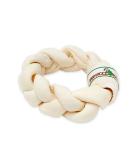 Farm Food Rawhide Dental Braided Donut - Large (22 cm) | Premium Dog Chew for Healthy Teeth | International Shipping Available - Buy Online on GoSupps.com