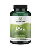 Swanson DGL (Licorice) 385mg 180 Chewable Tablets - Natural Digestive Support - Buy Online on GoSupps.com