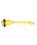 Amp Up Marine & RV Cords 125v 30 Amp Female x 15 Amp Male Marine Shore Power Cord Pigtail Boat Adapter - 21103 - Buy Online on GoSupps.com