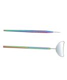 Beaupretty Eyelash Stick Set: Magnifying Makeup Lash Mirror for Extensions | 2 Colorful Auxiliary Mirrors | 18.8x5.8cm - Perfect Beauty Tool for Grafting - Buy Online on GoSupps.com