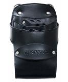 Genuine Leather Hair Scissors Holster for Hairstylists & Cosmetologists - Kissaki Black Tool Pouch - Buy Online on GoSupps.com