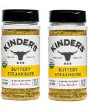Kinder's Organic Buttery Steakhouse Seasoning Rub 10.4oz - 2 Pack - Buy Online on GoSupps.com