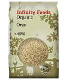 Infinity Foods Organic Orzo from Durum Wheat 450g - Buy Online on GoSupps.com
