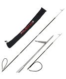 Carbon Fiber 7' Travel Spearfishing 3-Piece Pole Spear Single Flopper Tip - Buy Online on GoSupps.com