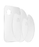 3pcs Acrylic Paint Palette Clear Art Palette for Adults & Kids, Transparent Non-Stick Oil Paint Palette with Protective Kraft for DIY Craft Art Painting Plate - Buy Online on GoSupps.com