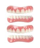 Clip-In Veneers Teeth | 2 Pairs Snap-On Prosthetic Solutions for Men & Women - Buy Online on GoSupps.com