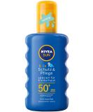 Nivea Sun Sun Spray for Children  SPF 50+  200 ml Spray Bottle  Kids Protection & Care - Buy Online on GoSupps.com